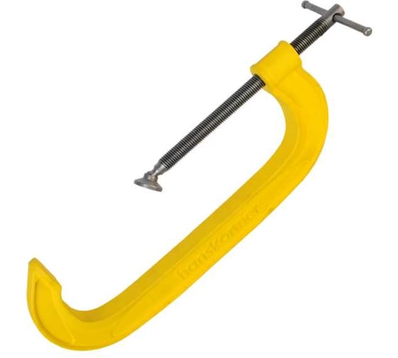 Изображение товара G-образная струбцина Hanskonner 300 мм/12'', чугун, оксидированный винт HK1078-01-300