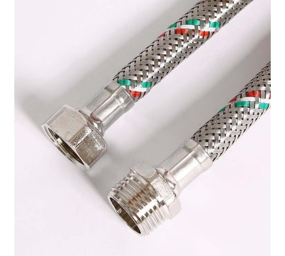 Изображение товара Подводка гибкая НВ (1/2"; 30 см; DN 8; оплётка из нерж. стали) Uni-Fitt 501S2003