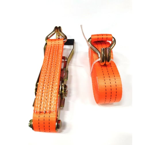 Изображение товара Стяжной ремень ООО «Грузовые стропы» 2,5/5,0-10,0 метров РЭТ5010