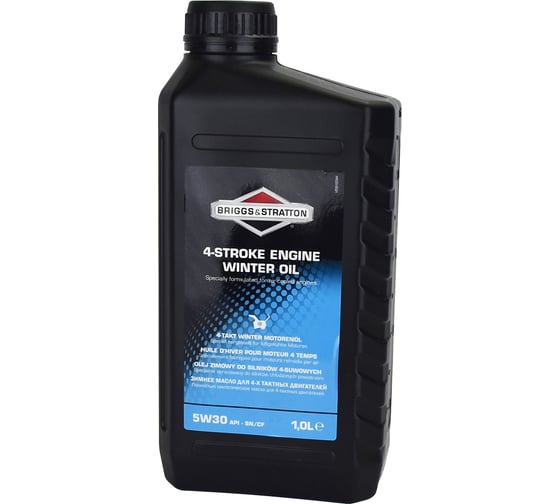 Изображение товара Масло для 4-тактных двигателей синтетическое зимнее B&S SAE 5W30 1 л Briggs&Stratton 100007W