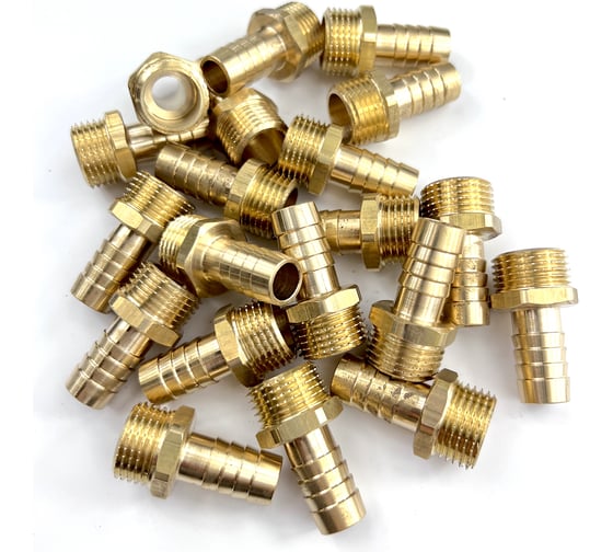 Изображение товара Штуцер для шлангов НР 1/2 - 14 мм, 20 шт Профитт 9274412