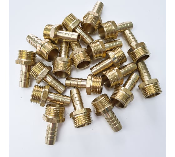 Изображение товара Штуцер для шлангов НР 1/2 - 12 мм, 20 шт Профитт 9274375