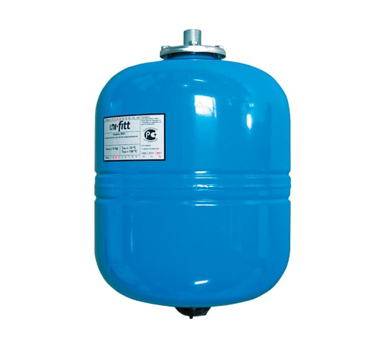Изображение товара Гидроаккумулятор вертикальный расширительный бак WAV18 18 л для водоснабжения Uni-Fitt WAV18-U