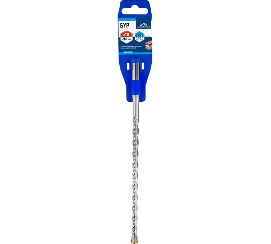 Изображение товара Бур SDS-plus (10х260 мм) Vertextools 999-10-260