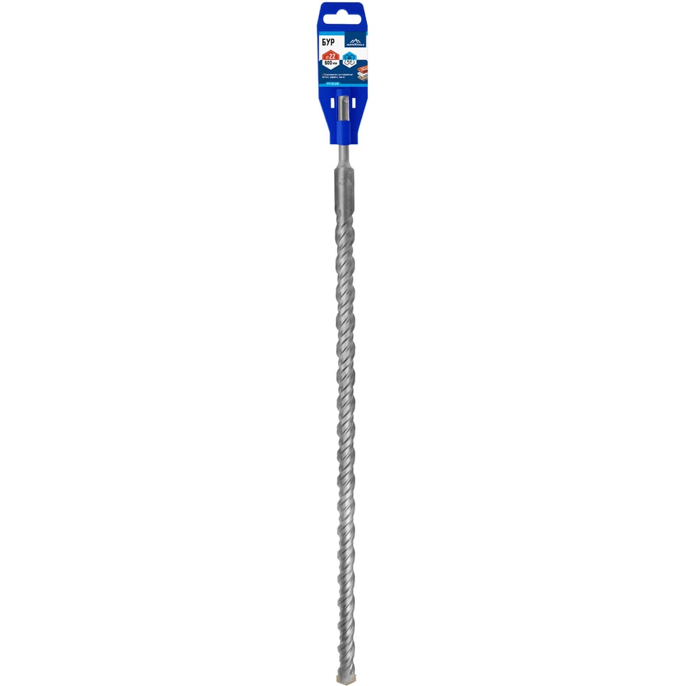 Бур SDS-plus (22х600 мм) Vertextools 999-22-600