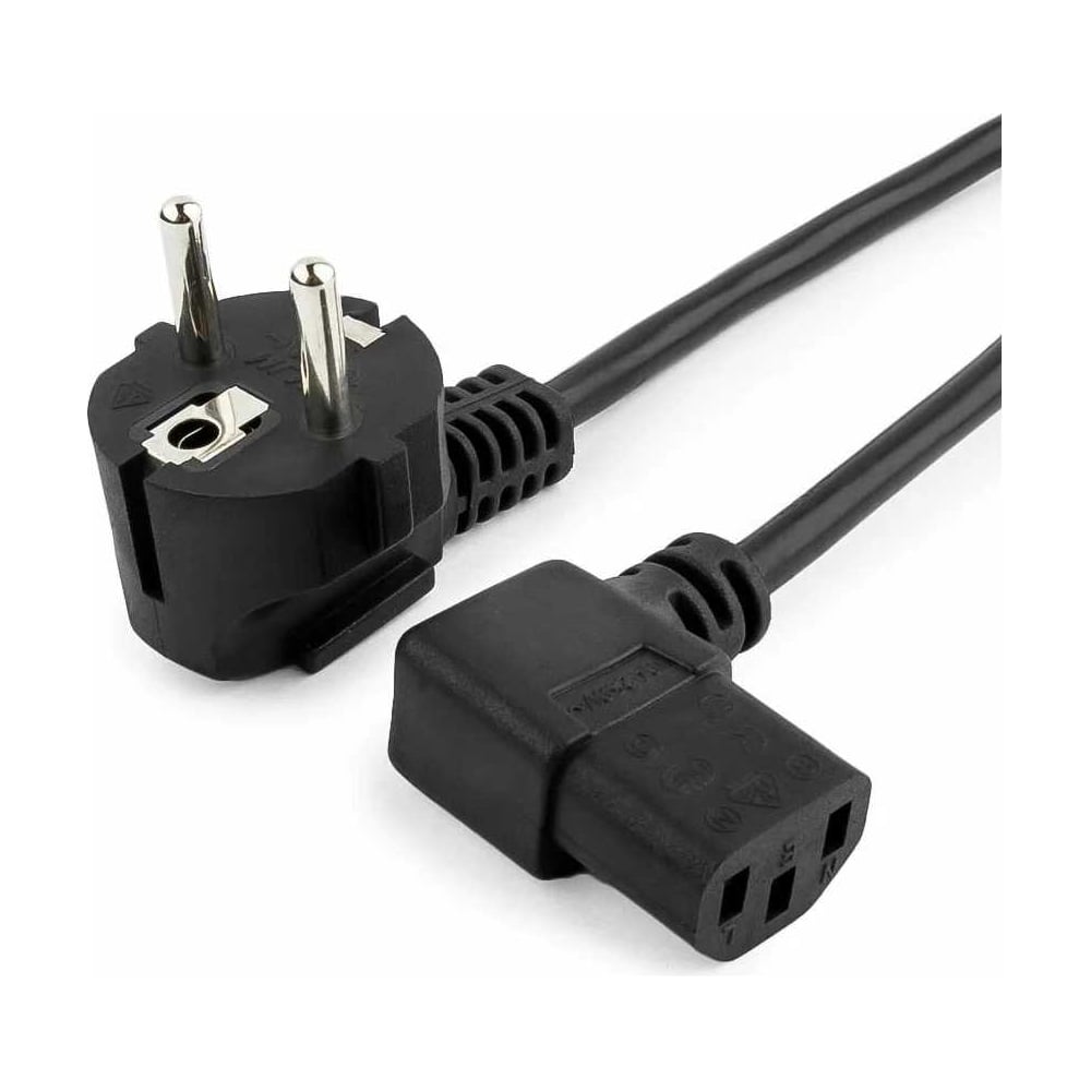 Изображение товара Кабель питания Retic угловой 90 CEE 7/7-IEC С13 1,8 м 10A IP20 черный
