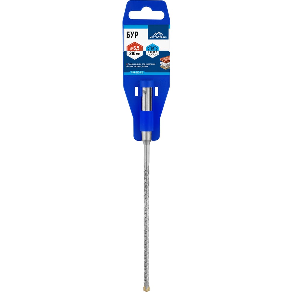 Изображение товара Бур SDS-plus Vertextools 999-065-210 6,5 мм для бетона и кирпича