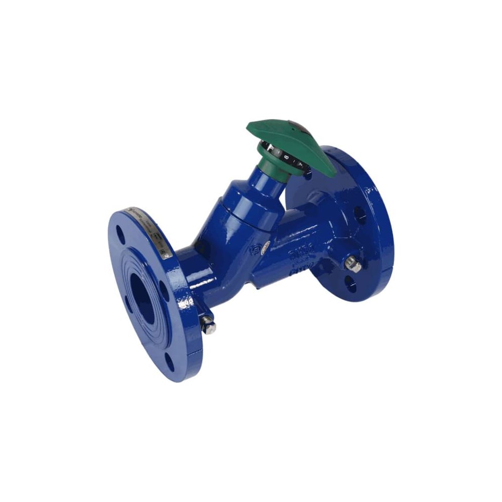 Изображение товара Клапан балансировочный Benarmo чугун, Ду65, Ру16, фланцевый, Kvs78.5, с ниппелями 022-6967