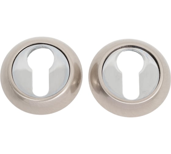 Изображение товара Накладка на евроцилиндр MORELLI MH-KH SN/CP цвет - бел.никель/хром 9008255