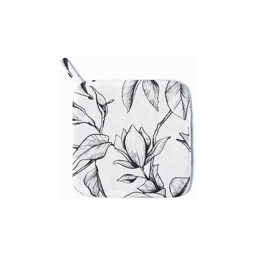 Изображение товара Прихватка Доляна Plant leaves 19x19 см 100% хлопок практичная на кухню