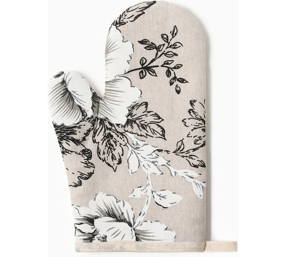 Изображение товара Варежка-прихватка Доляна Цветы 26*16 см, 100% хлопок 10513421