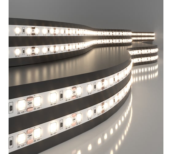 Изображение товара Светодиодная лента Elektrostandard, 2835, 12V, 120Led, 9.6W, IP20, 3300K теплый белый a050539