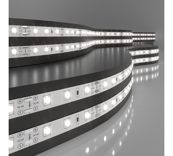 Изображение товара Светодиодная лента Elektrostandard 2835, 12V, 60Led, 4.8W, IP20, 4200K, дневной белый a050576
