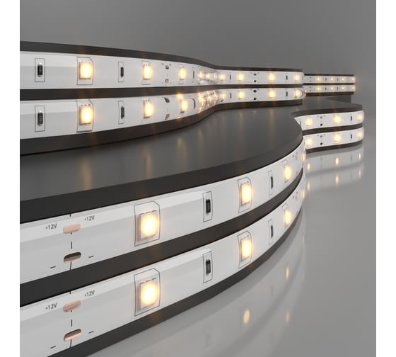 Изображение товара Светодиодная лента Elektrostandard 5050, 12V, 30Led, 7.2W, IP65, 3300K теплый белый a050582