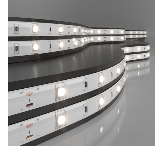 Изображение товара Светодиодная лента Elektrostandard 5050, 12V, 30Led, 7,2W, IP65, 4200K дневной белый a050584