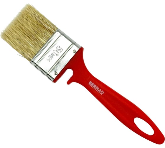 Изображение товара Кисть плоская Berhau 2" 50x12 мм, смешанная щетина, пластиковая ручка 101954