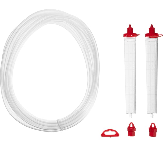 Изображение товара Гидроуровень MATRIX удлиненная колба, рельефная градуировка, 7м 37091