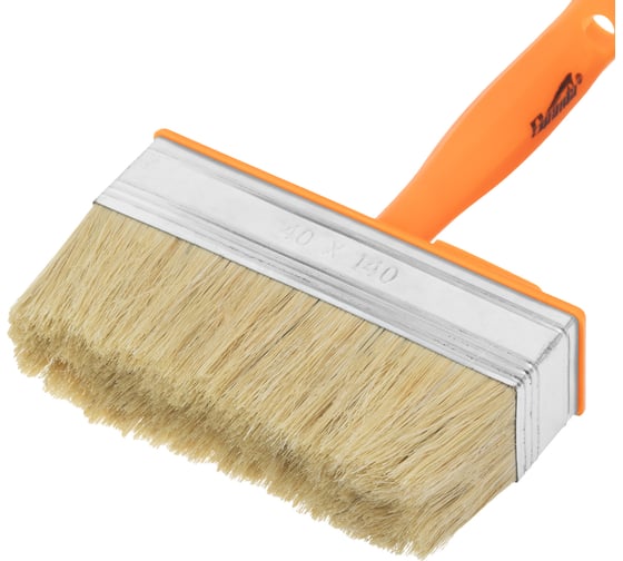 Изображение товара Кисть-ракля SPARTA 40x140 мм, натуральная щетина, пластмассовый корпус, пластмассовая ручка 841069