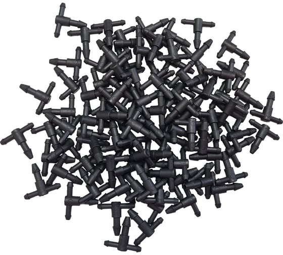 Изображение товара Набор микротройников для капельного полива Профитт 3 мм, 100 шт. 9272784