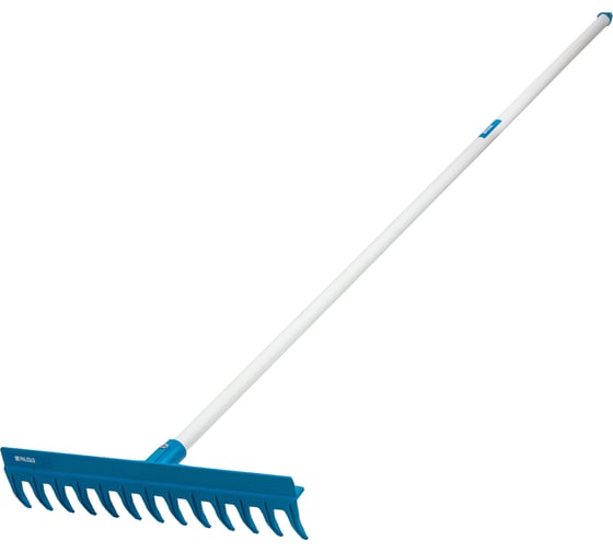 Изображение товара Усиленные полипропиленовые грабли с ребрами жесткости PALISAD 13 зубьев, металлический черенок 61739