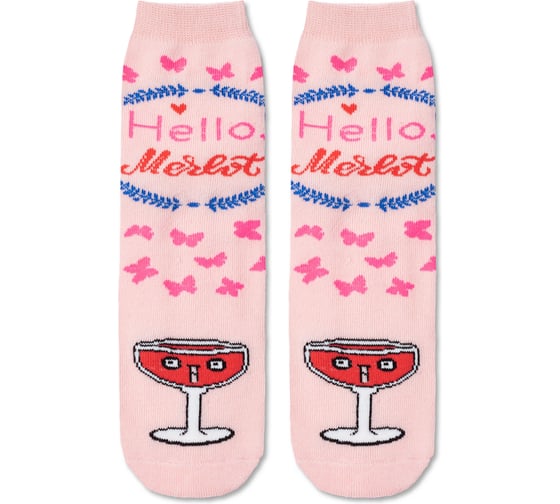 Изображение товара Носки женские ESLI HOME LINE (Махровые) 52-118 рис. 068 нюдовый, размер 38-39 1001321990041282337