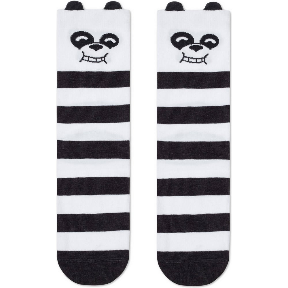 Изображение товара Носки мужские DIWARI FAMILY LOOK 21С-27СПА рис. 155 белый-черный, размер 42-45 1001331780040348155