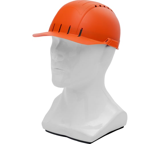 Изображение товара Каскетка защитная СИБРТЕХ "Стиль" пластиковая, оранжевая 89169