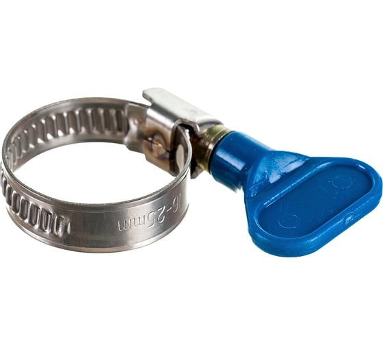 Изображение товара Хомут бабочка РОССНА 16х25 мм нержавеющая сталь, винт, 5 шт. Р860685 DIY