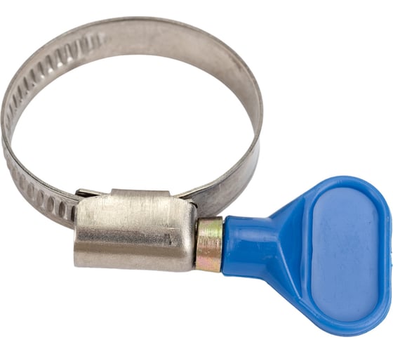 Изображение товара Хомут бабочка РОССНА 20х35 мм 1 2/5" нержавеющая сталь, винт, 5 шт. Р860691 DIY