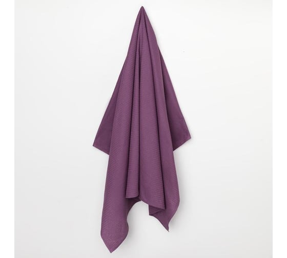 Изображение товара Вафельная простыня для бани Экономь и Я 150x180 см, лаванда, 200 гр/м2, 100% хл 5008087