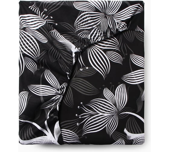 Изображение товара Простыня на резинке Этель Сумерки 160х200х25, 100% хлопок, бязь, 125г/м2 10801814