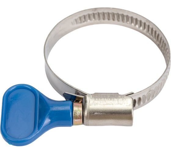 Изображение товара Хомут бабочка РОССНА 30х45 мм 1 3/4" нержавеющая сталь, винт, 5 шт. Р860695 DIY