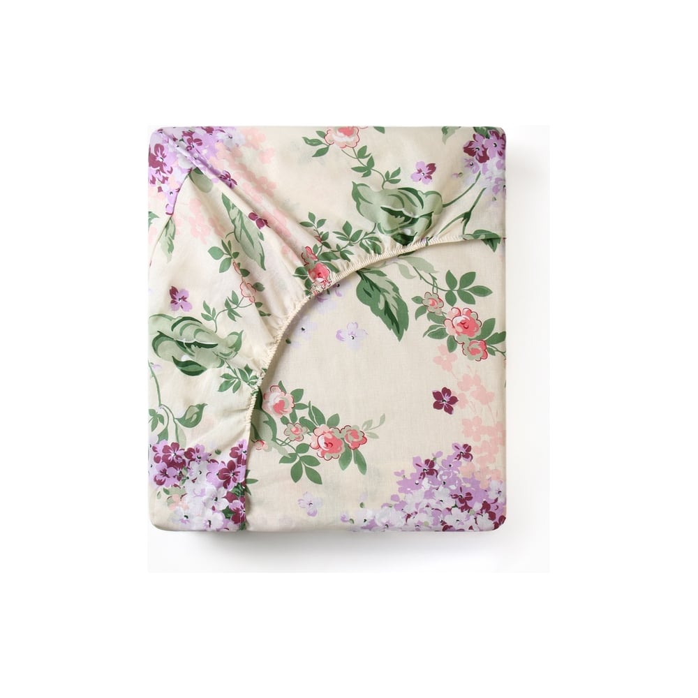Изображение товара Простыня на резинке Этель Сирень 140х200 см хлопок бязь