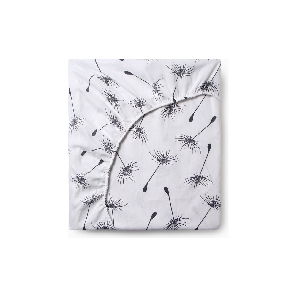 Изображение товара Простыня на резинке Этель Легкость ветра 180х200х25 из бязи