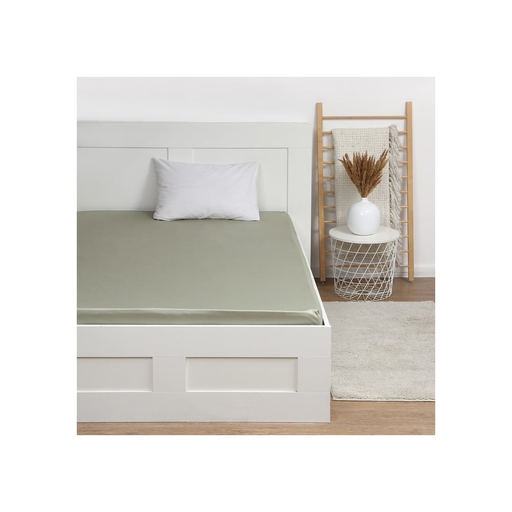 Изображение товара Простыня на резинке Этель Olive tree 180х200х25 см из мако-сатина