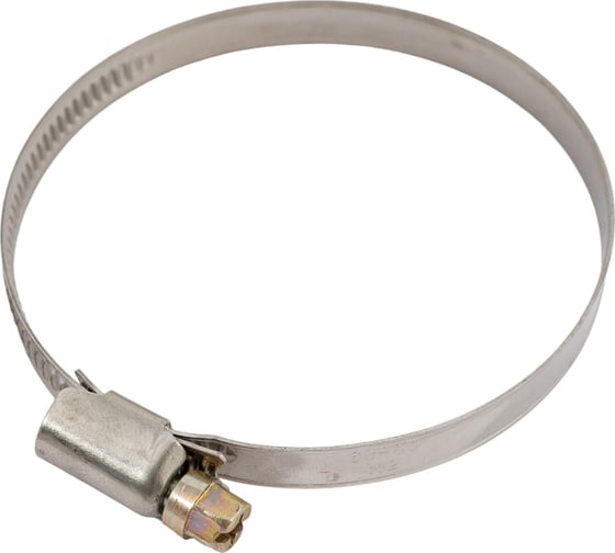 Изображение товара Червячный хомут РОССНА 60х80 мм 2 3/8" нержавеющая сталь, винт, 5 шт. Р860708 DIY