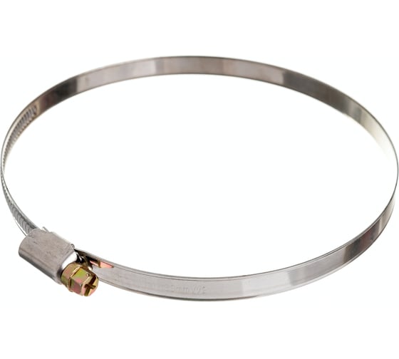 Изображение товара Червячный хомут РОССНА 110х130 мм 5 1/8" нержавеющая сталь, винт, 5 шт. Р860725 DIY