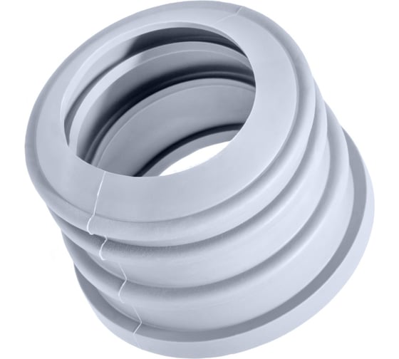 Изображение товара Сантехническая манжета для канализации MPF 40х32, серая, уплотнительная, переходная, 2 шт ИС.131760.2