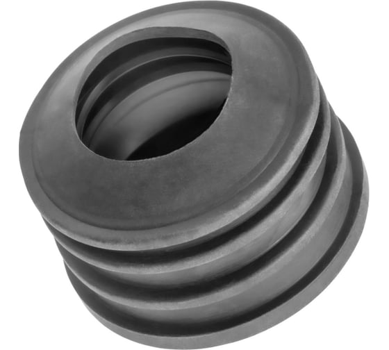 Изображение товара Сантехническая манжета для канализации MPF 50х32, черная, уплотнительная, переходная, 2 шт ИС.131602.2