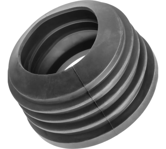 Изображение товара Сантехническая манжета для канализации MPF 73х50, черная, уплотнительная, переходная, 2 шт ИС.131647.2