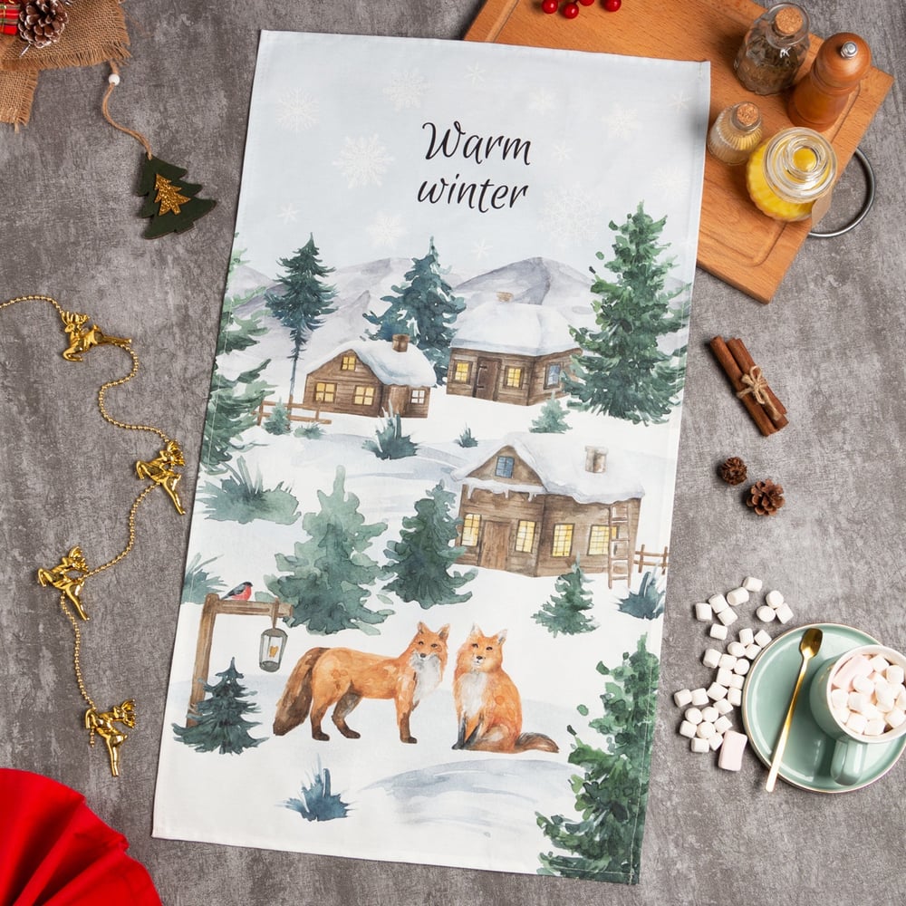 Изображение товара Полотенце Этель Forest animals 40x73 см из 100% хлопка