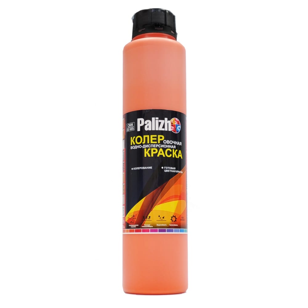 Водно-дисперсионная колеровочная краска Palizh, цвет оранжевый
