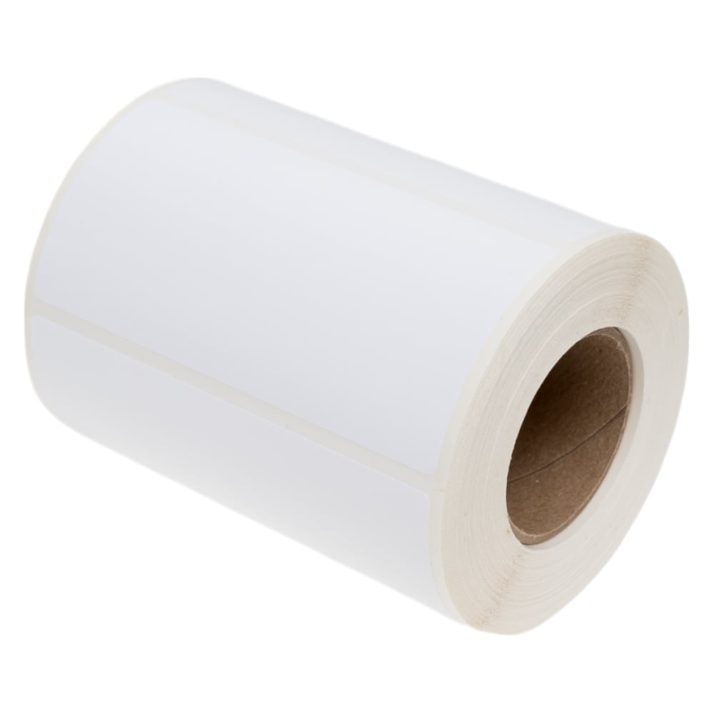 Изображение товара Этикетка для ТТ печати Формат СТ 100х50мм, полиэстер белый глянцевый химстойкий, 1шт/ряд, 0,5тыс.шт/упак, втулка d40мм ФСТ-10050-1-0,5-D40-WH