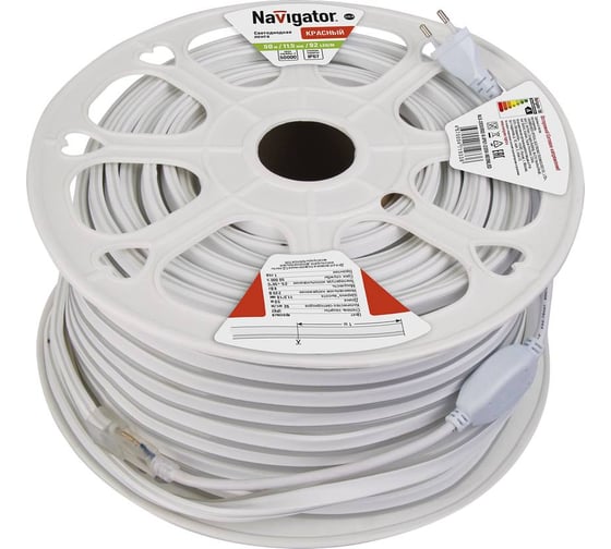 Изображение товара Лента Navigator СД 71 933 NLS-2835R92-9-IP67-220V-NEONLED R20 20 м 71933