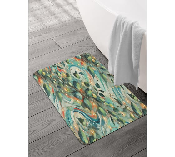 Изображение товара Коврик для ванной и туалета JOYARTY Красочные огни 58x38 см, sbmrec_sd3947_58x38