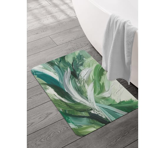 Изображение товара Коврик для ванной Современное творчество 58x38 см, sbmrec_sd3467_58x38