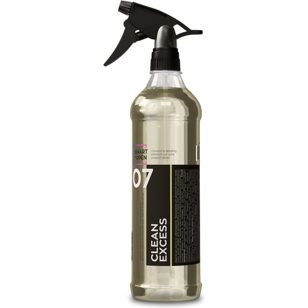 Изображение товара Деликатный очиститель битума и смолы Smart Open CLEAN EXCESS 07 0,5л