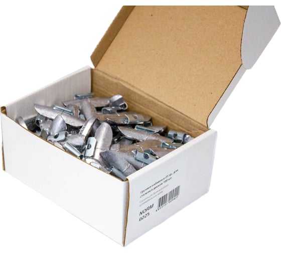 Изображение товара Грузики для стальных дисков NORM 25 гр. 100 шт. 0225