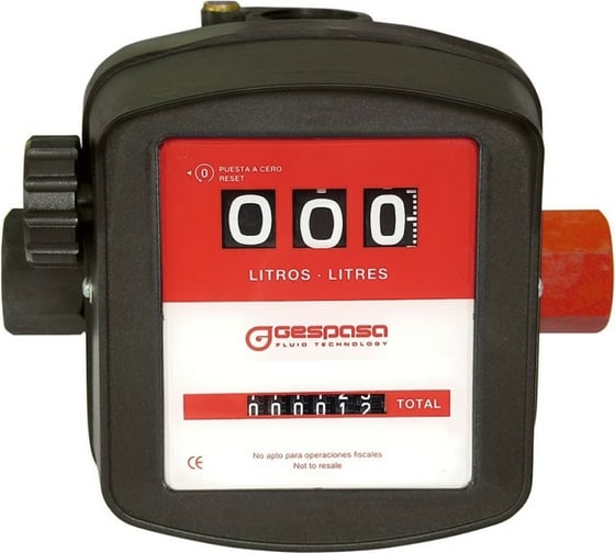 Изображение товара Механический счетчик Gespasa MG-80V с соединениями из витона 32070-CF00000