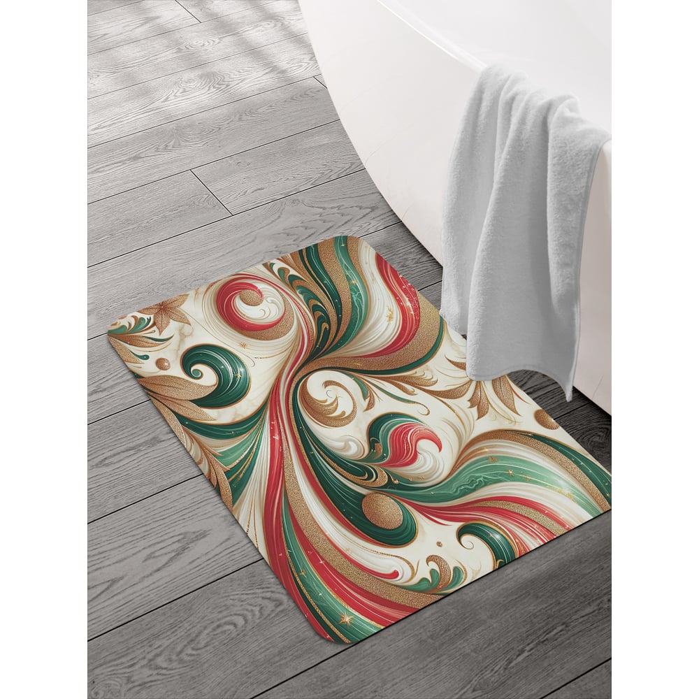 Изображение товара Коврик для ванной и туалета JOYARTY Красочная роспись 58x38 см